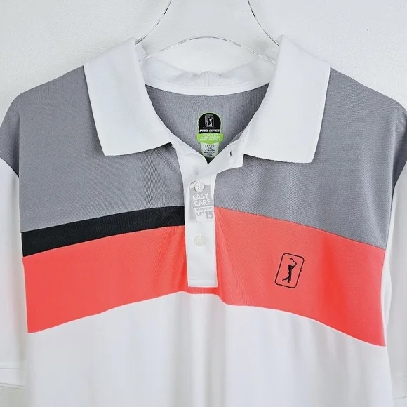 PGA Tour Golf Polo Shirt UPF 15 NWT size XL - Picture 7 of 11